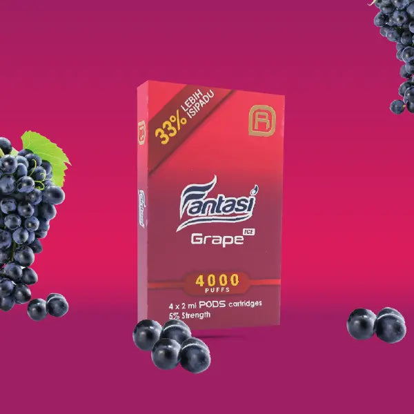 Purchase Prime Vape Malaysia NanoSTIX NanoPod Vape Pod 4 Pods Grape Flavor Flavour 4000 Puffs at Lower Price 购买马来西亚NanoSTIX 电子烟弹四颗装葡萄口味4000抽超低优惠价格🍓🍦