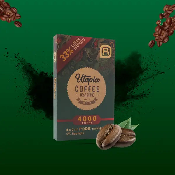 Purchase Prime Vape Malaysia NanoSTIX NanoPod Vape Pod 4 Pods Coffee Flavor Flavour 4000 Puffs at Lower Price 购买马来西亚NanoSTIX 电子烟弹四颗装咖啡口味4000抽超低优惠价格☕️