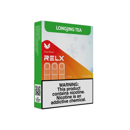 RELX Malaysia Pod Real 3 Pods Pack Longjing Tea Package Price RM32 悦刻马来西亚雾化弹3颗装龙井茶3%尼古丁价格32马币