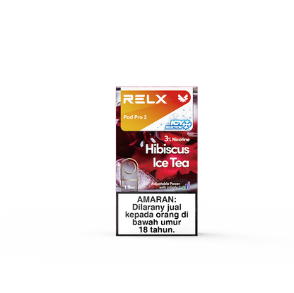 RELX MY Pod Pro 2 Flavor Hibiscus Ice Tea Package Price RM15 悦刻雾化弹1颗装高凉洛神花茶3%尼古丁价格15马币