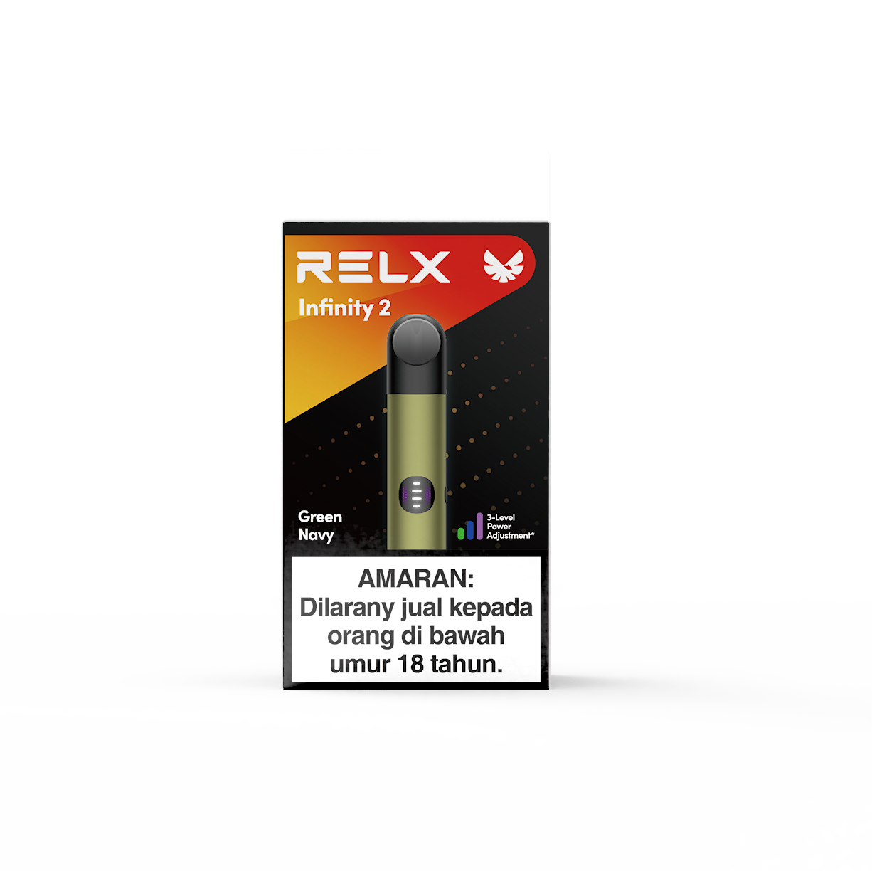 RELX Malaysia MY Infinity 2 Device Vape Pen Green Navy Package