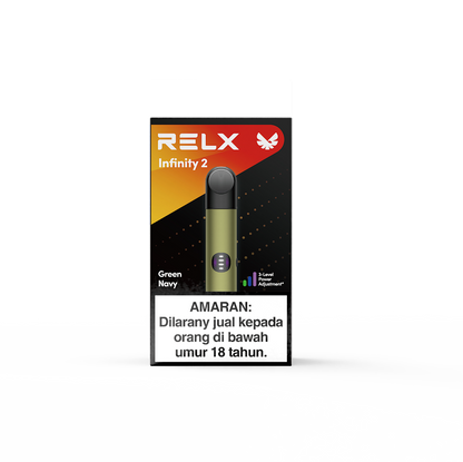 RELX Malaysia MY Infinity 2 Device Vape Pen Green Navy Package