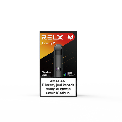 RELX Malaysia MY Infinity 2 Device Vape Pen Obsidian Black Package