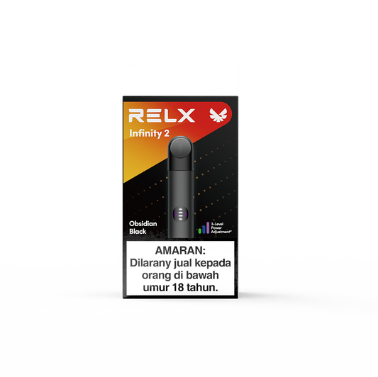 RELX Malaysia MY Infinity 2 Device Vape Pen Obsidian Black Package