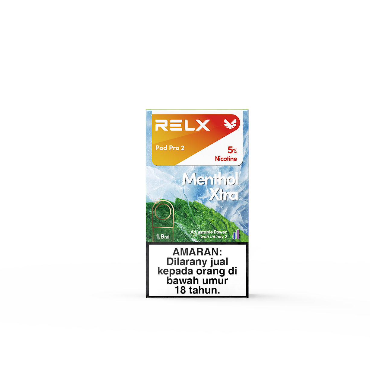 RELX MY Pod Pro 2 Flavor Menthol Xtra Package Price RM15 悦刻雾化弹1颗装新薄荷5%尼古丁价格15马币