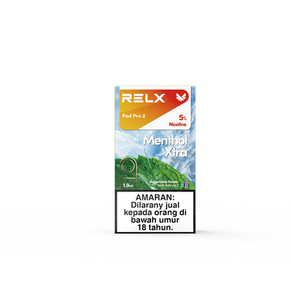 RELX MY Pod Pro 2 Flavor Menthol Xtra Package Price RM15 悦刻雾化弹1颗装新薄荷5%尼古丁价格15马币