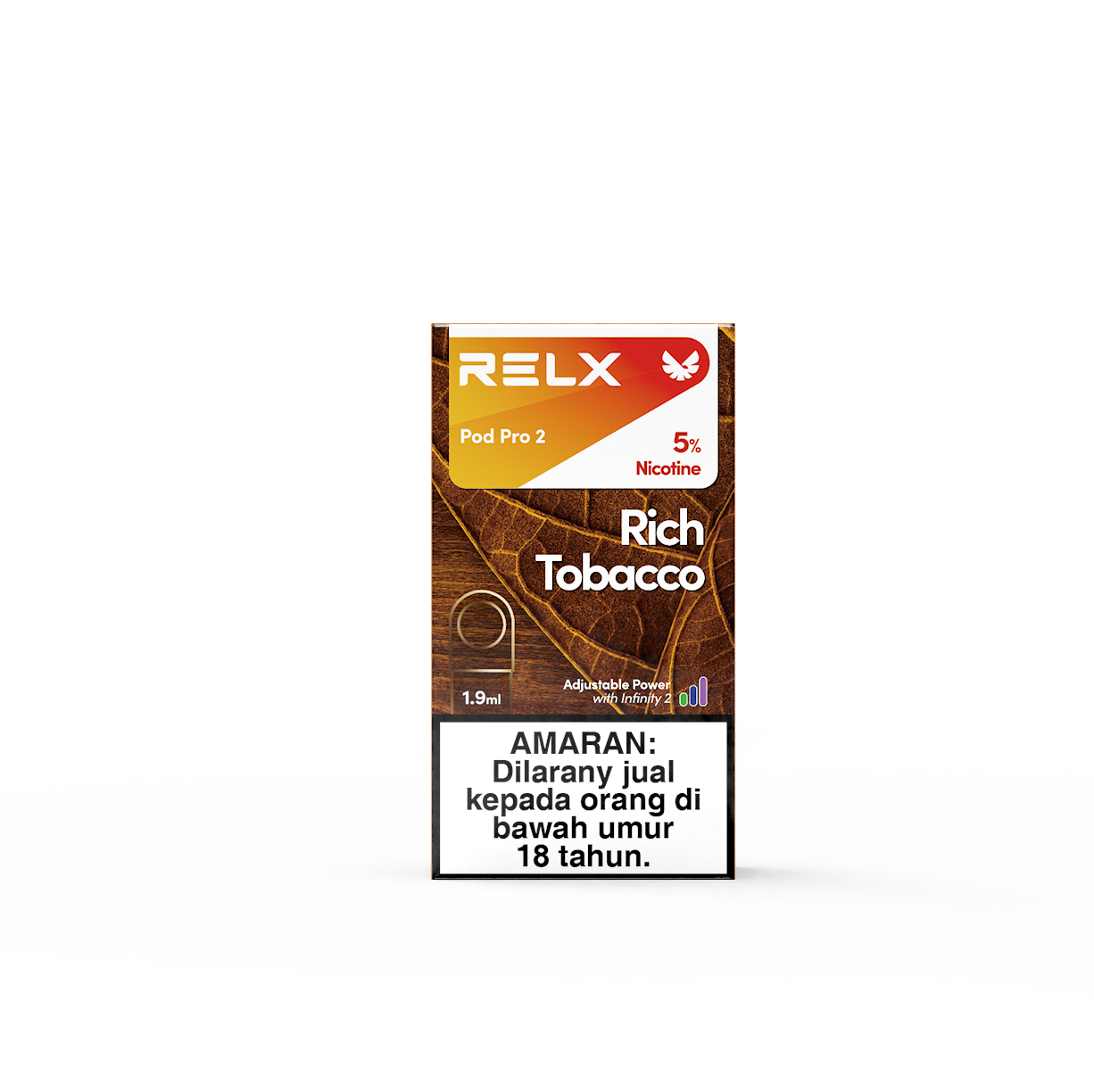 RELX Malaysia Official MY Pod Pro 2 Rich Tobacco Package Price RM15 悦刻雾化弹1颗装古巴雪茄5%尼古丁价格15马币