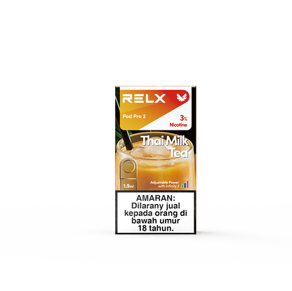 RELX Malaysia Official MY Pod Pro 2 Thai Milk Tea Package Price RM15 悦刻雾化弹1颗装泰式奶茶3%尼古丁价格15马币